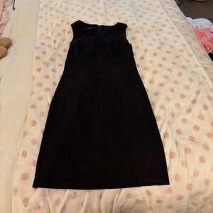 Sleeveless Black Dress - Classic Women's Dress